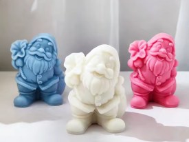 Molde silicona Papa Noel con bolsa